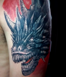 lars tattoo dragon